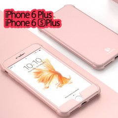 Coque FLOVEME 360° Protection angles renforcés Apple iPhone 6/6S Plus Or Rose