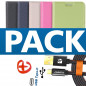Pack Etui folio Floveme Geometric Series + Câble USB type-C Samsung Galaxy S8 Plus Pack Etui folio Floveme Geometric Series + Câble USB type-C Samsung Galaxy S8 Plus
