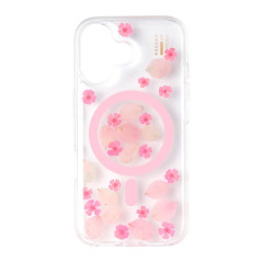 iDeal of Sweden - iPhone 16 Coque MagSafe Clear Case Cherry Blossom