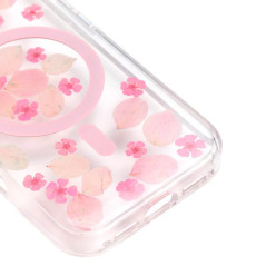 iDeal of Sweden - iPhone 16 Coque MagSafe Clear Case Cherry Blossom