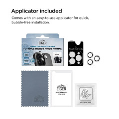 Eiger - iPhone 16 PRO/16 PRO MAX Protection camera Mountain Glass Lens Rings