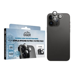 Eiger - iPhone 16 PRO/16 PRO MAX Protection camera Mountain Glass Lens Rings