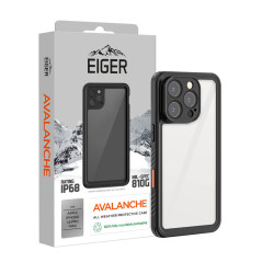 Eiger - iPhone 16 PRO MAX Coque rigide AVALANCHE Noir