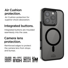 Eiger - iPhone 16 PRO MAX Coque rigide MountainAir MagSafe Noir