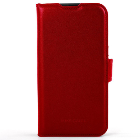 Mike Galeli -  iPhone 16 PRO MAX Etui cuir FABIO Rouge