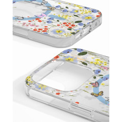 iDeal of Sweden - iPhone 16 PRO MAX Coque MagSafe Clear Case Artistic Garden