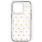 iDeal of Sweden - iPhone 16 PRO MAX Coque MagSafe Clear Case Golden Hearts