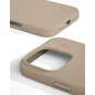 iDeal of Sweden - iPhone 16 PRO MAX Coque silicone MagSafe Beige