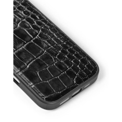 iDeal of Sweden - iPhone 16 PRO MAX Coque Vegan Leather MagSafe Black Croco (IDVLCMS-I2467P-334)