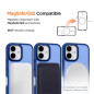 Eiger - iPhone 16 Coque rigide Blizzard MagSafe GRS Navy Eiger - iPhone 16 Coque rigide Blizzard MagSafe GRS Navy