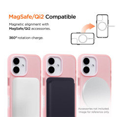 Eiger - iPhone 16 Coque rigide Blizzard MagSafe GRS Rose