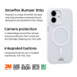 Eiger - iPhone 16 Coque rigide Blizzard MagSafe GRS White (Blanc)