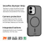 Eiger - iPhone 16 Plus Coque rigide Blizzard MagSafe GRS Noir