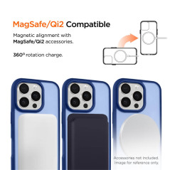 Eiger - iPhone 16 PRO MAX Coque rigide Blizzard MagSafe GRS Navy (EGCA00834)