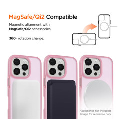 Eiger - iPhone 16 PRO MAX Coque rigide Blizzard MagSafe GRS Pink (EGCA00835)