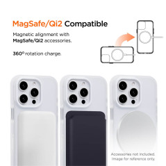 Eiger - iPhone 16 PRO MAX Coque rigide Blizzard MagSafe GRS White (EGCA00833)