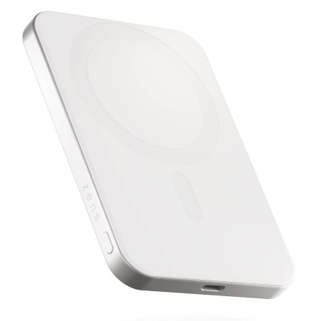 Zens - Powerbank Pro 1 Slim Qi2 5.000mAh White