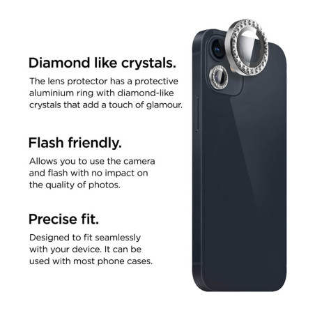 LaLumiere - iPhone 15/15 PLUS Protection camera Diamond Lens