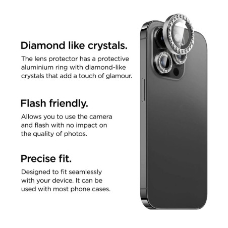 LaLumiere - iPhone 15 PRO/15 PRO MAX Protection camera Diamond Lens