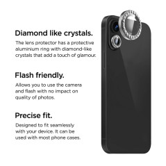 LaLumiere - iPhone 16/16 PLUS Protection camera Diamond Lens