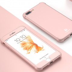 Coque FLOVEME 360° Protection angles renforcés Apple iPhone 7/8 Plus Or Rose