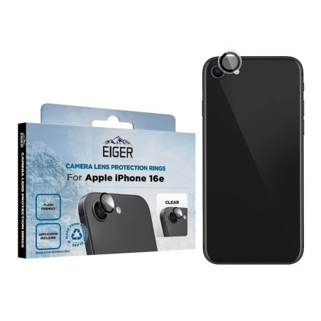 Eiger - iPhone 16e Protection camera Mountain Glass Camera Lens