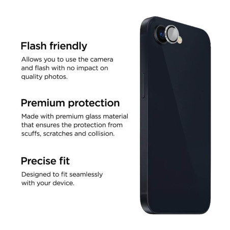 Eiger - iPhone 16e Protection camera Mountain Glass Camera Lens