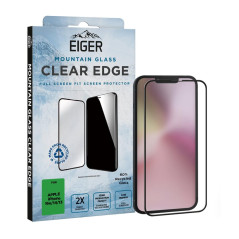 Eiger - iPhone 16e/14/13 Protection écran MOUNTAIN GLASS CLEAR EDGE
