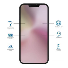 Eiger - iPhone 16e/14/13 Protection écran MOUNTAIN GLASS CLEAR EDGE