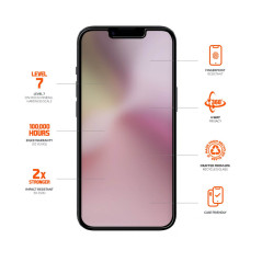 Eiger - iPhone 16e/14/13 Protection écran MOUNTAIN GLASS PRIVACY EDGE 360 - EGMSP00315
