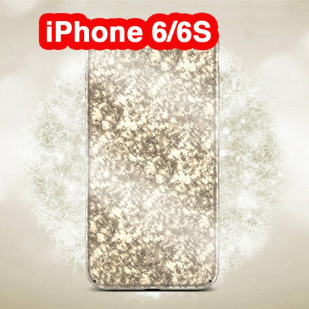 Coque rigide FLOVEME ICE CRACKING Series Apple iPhone 6/6S Or