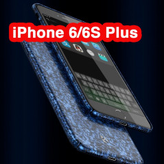 Coque rigide FLOVEME ICE CRACKING Series Apple iPhone 6/6S Plus Bleu