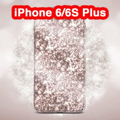 Coque rigide FLOVEME ICE CRACKING Series Apple iPhone 6/6S Plus Or Rose