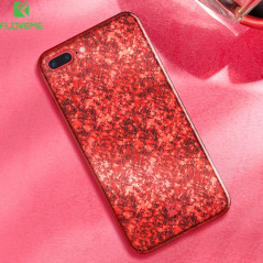 Coque rigide FLOVEME ICE CRACKING Series Apple iPhone 7/8 Plus Rouge
