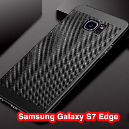 Coque rigide FLOVEME MESH Samsung Galaxy S7 Edge Noir