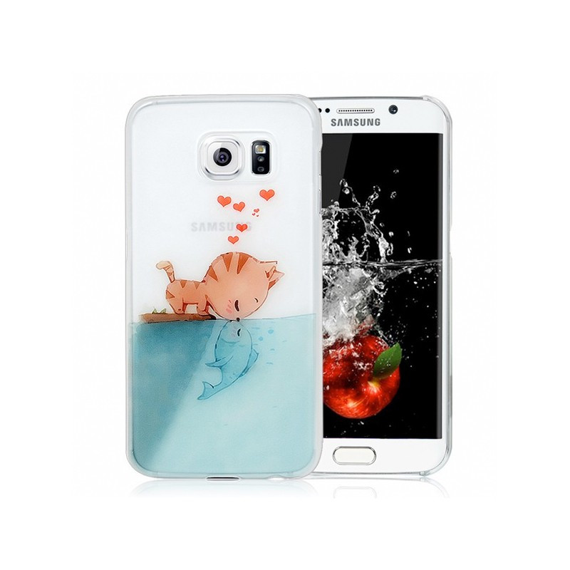 Coque rigide Cat-Fish-in-Love Samsung Galaxy S6 Edge