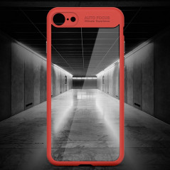 Coque rigide FLOVEME ultra-Clear contours Bumper antichoc Apple iPhone 7/8 Rouge