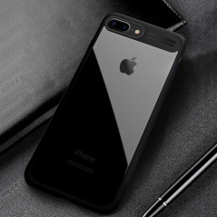 Coque rigide FLOVEME ultra-Clear contours Bumper antichoc Apple iPhone 7/8 Plus Noir