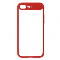 Coque rigide FLOVEME ultra-Clear contours Bumper antichoc Apple iPhone 7/8 Plus Rouge