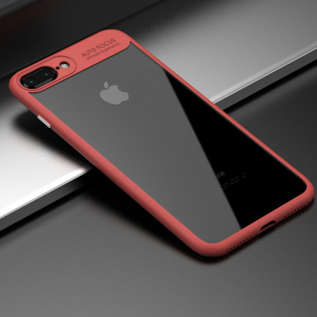 Coque rigide FLOVEME ultra-Clear contours Bumper antichoc Apple iPhone 7/8 Plus Rouge