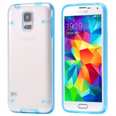 Coque transparente Luminious Samsung Galaxy S5 Bleu