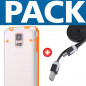 PACK Coque Luminious + Câble microUSB Samsung Galaxy S5