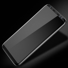 Protection écran verre trempé intégrale avec contour Samsung Galaxy S8 Plus Noir