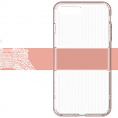 Coque LUGGAGE TRAVELLING Apple iPhone 7 Plus Or Rose