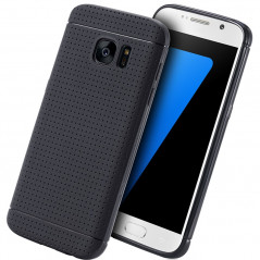 Coque Honeycomb Dots Samsung Galaxy S7 Noir