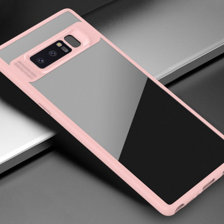 Coque rigide FLOVEME ultra-Clear contours Bumper antichoc Samsung Galaxy Note 8 Rose