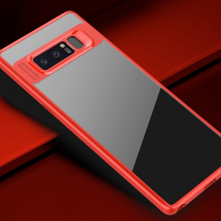 Coque rigide FLOVEME ultra-Clear contours Bumper antichoc Samsung Galaxy Note 8 Rouge