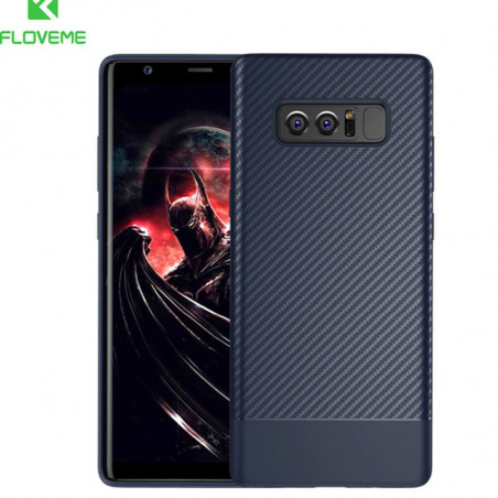 Coque silicone gel Floveme Carbon Style Samsung Galaxy Note 8