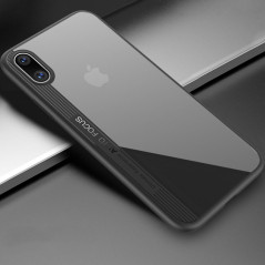 Coque rigide FLOVEME ultra-Clear contours Bumper antichoc Apple iPhone X Noir