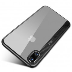 Coque rigide FLOVEME ultra-Clear contours Bumper antichoc Apple iPhone X Noir